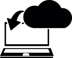 Download From The Cloud Sticker Svg Vector, Free Vectors File